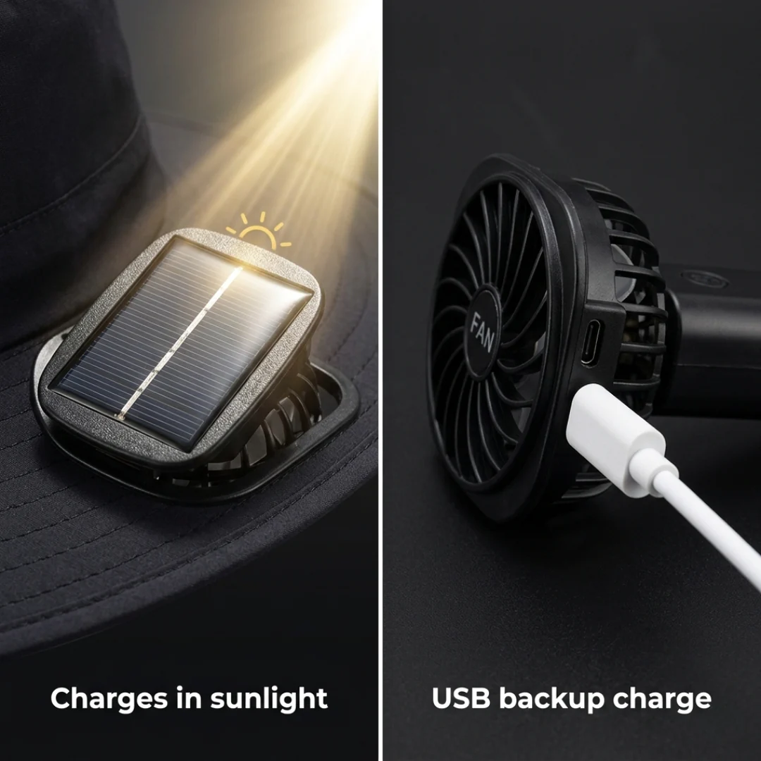 Aurisle-The Solar Fan Hat