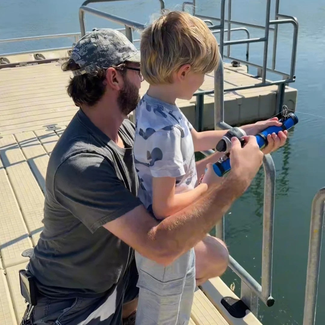 Catapult fishing rod + reel kit