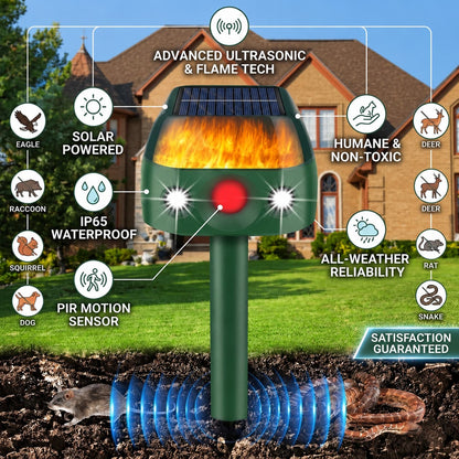 Aurisle Guardian 360™ — Solar 360° Yard Guardian