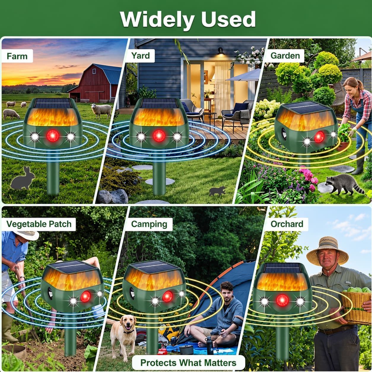 Aurisle Guardian 360™ — Solar 360° Yard Guardian