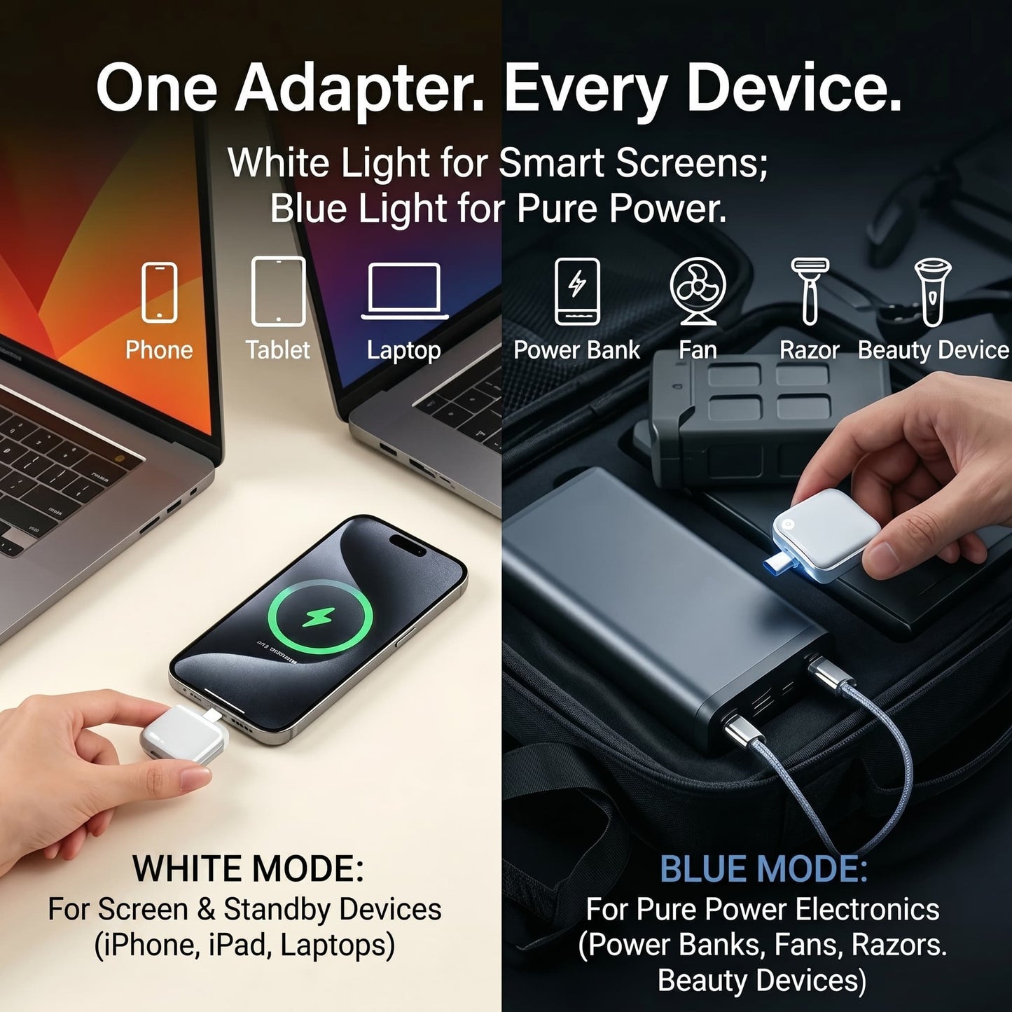 Auto Stop Charging Adapter