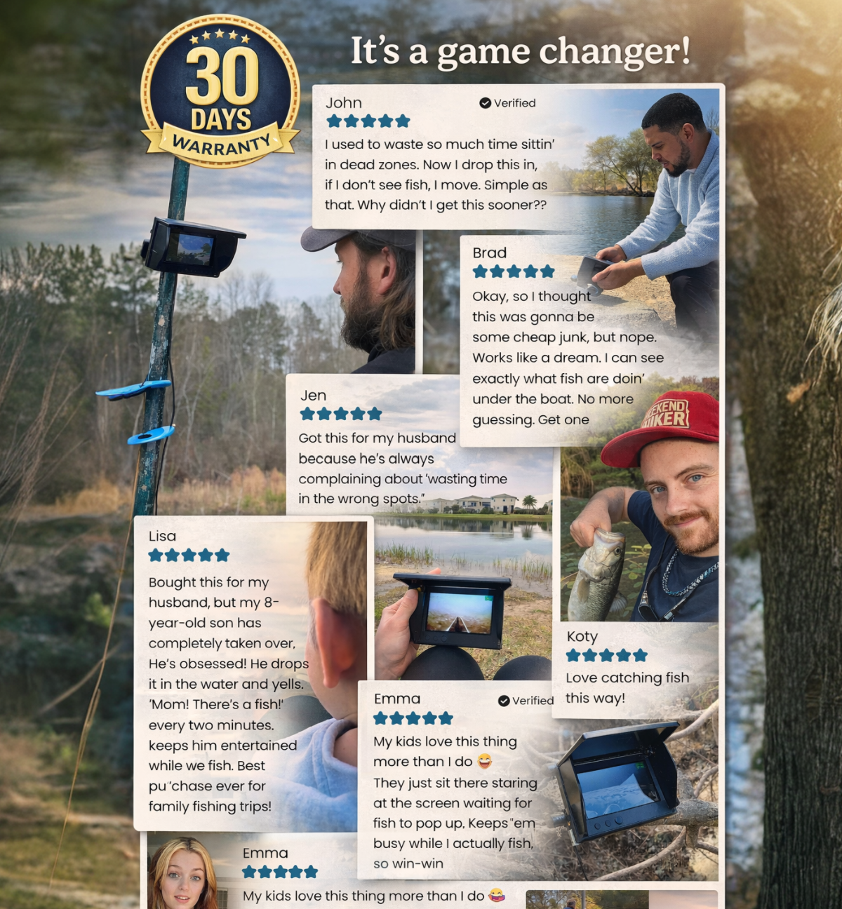 Aurisle Underwater Fishing Camera