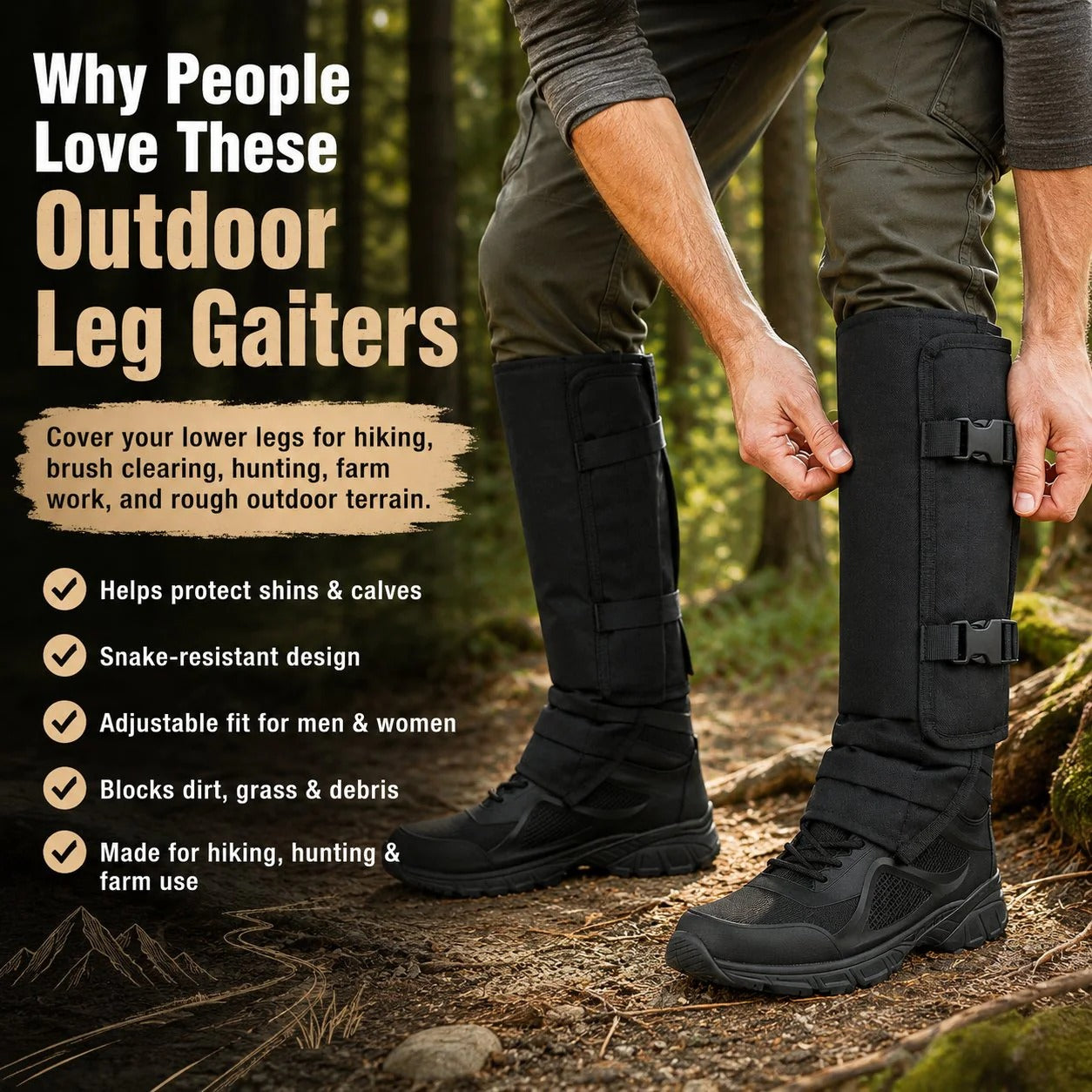 Aurisle Snake-Resistant Gaiters